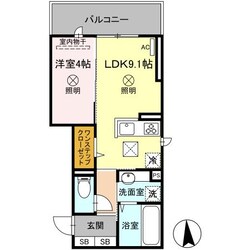 D-room大元駅前の物件間取画像